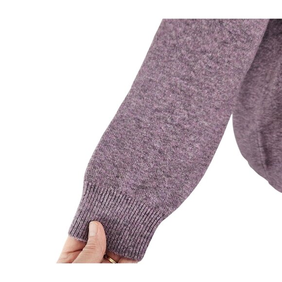 A New Day Womens Lavender Mock Neck Sweater Size Small Soft Knit Cozy Casual - Picture 4 of 7